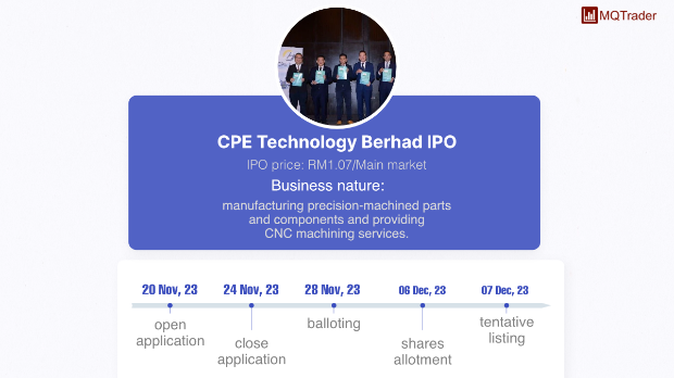New IPO: CPE TECHNOLOGY BERHAD
