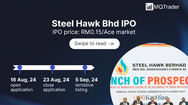 New IPO: The onshore and offshore support services provider for the O&G industry, Steel Hawk Bhd aims to list on the Ace Market!