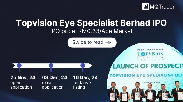 New IPO: Topvision Eye Specialist Berhad, specializing in medical eye care services aims to list on the ACE Market!